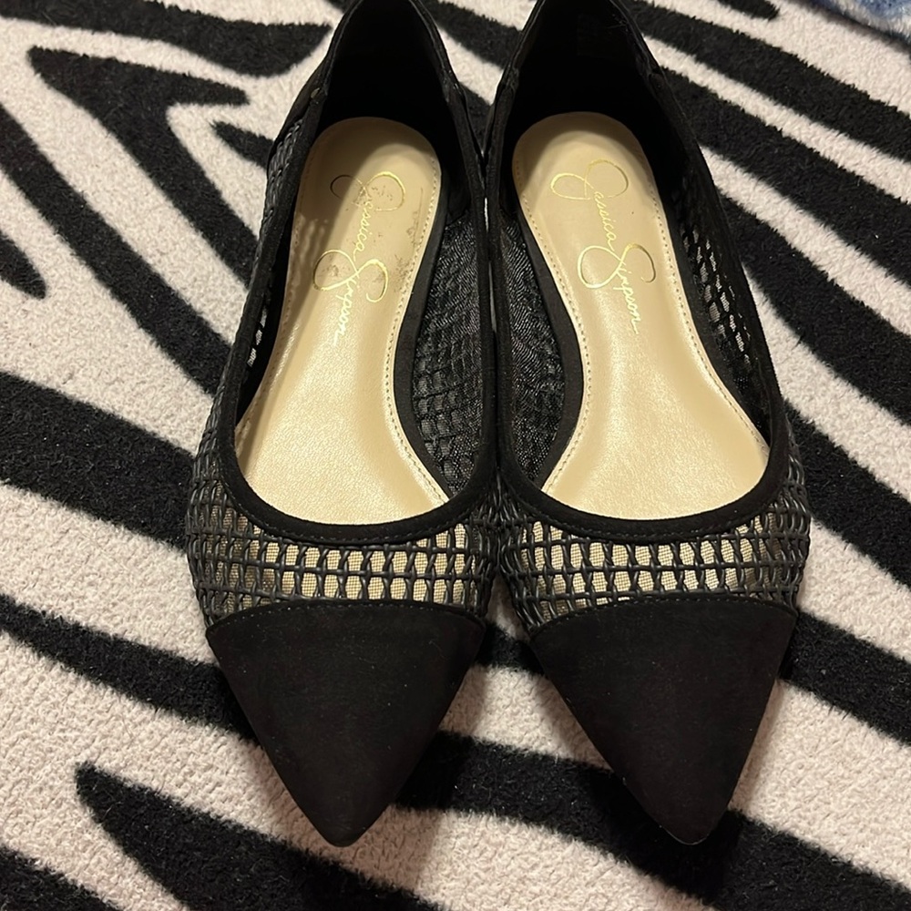 Jessica Simpson Black flats size 7.5 women’s